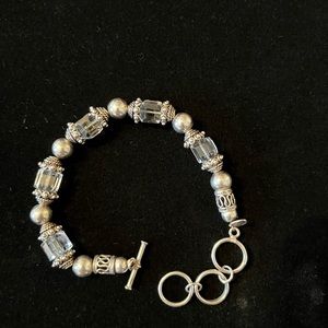 Silpada Sterling and Crystal Bracelet